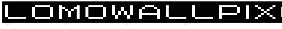 LomoWallPixel LT Std 100字体转换